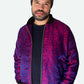 Bomber Jacket in Iridescent Dragonfly Silk - MADE TO ORDER